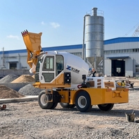 Camión Mezclador de Concreto Autocargable con Control Hidráulico y Alimentación por Tolva para Mezcla Uniforme en Proyectos Municipales y Menores