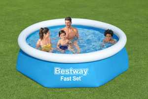 57448 <span class=keywords><strong>Piscina</strong></span> grande sobre el suelo <span class=keywords><strong>Piscina</strong></span> redonda inflable profunda Jardín <span class=keywords><strong>Piscina</strong></span> familiar Groung - Product Image 2