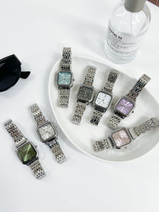 Fashion Art Women's Quartz <strong>Watch</strong> Square Dial Stainless Steel <strong>Watch</strong> Retro Simple Women's <strong>Watch</strong> - Product Image 6