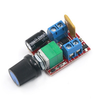 Mini Controlador de Velocidad de Motor PWM DC 3V 6V 12V 24V 35V, Módulo Interruptor Ultra Pequeño, Regulador de Intensidad LED 5A