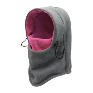 Nouvelle mode hiver <span class=keywords><strong>cagoule</strong></span> polaire capuche masque de ski enfants femmes thermique visage couverture chapeau casquette écharpe usage quotidien pour polyester froid - Product Image 2