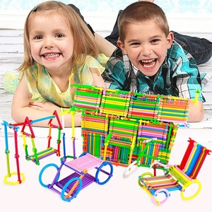 Juguete Creativo de Bricolaje para Niños, Rompecabezas Inteligente, Juguetes Educativos Montessori, Bloques de Construcción de Palitos - Product Image 1