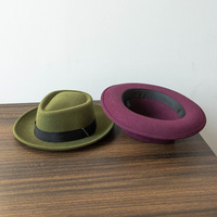 Nouveau Chapeau Fedora Tendance Automne Hiver 2026 avec Ruban Tressé en Feutre 100% Laine – Style Britannique Quotidien Jazz
