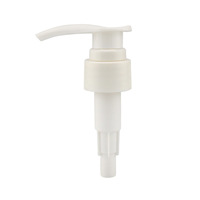 Pompe à lotion filetée à 28 dents, nouveau style, à embout plat, en plastique PP, pour bouteilles à presser de conditionneur, shampoing et gel douche