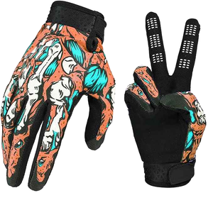 Guantes de Ciclismo de Fibra de Carbono para Carretera, Color Rosa, para Hombre y Mujer, Aprobados para Motocicleta, Transpirables, Antideslizantes, Dedos Completos, Táctiles de Dos Dedos - Product Image 1
