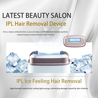 Appareil d'épilation au laser IPL à usage domestique, épilateur IPL pour le visage, les aisselles, prise EU/UK, indicateur LED, soin du corps, rajeunissement de la peau