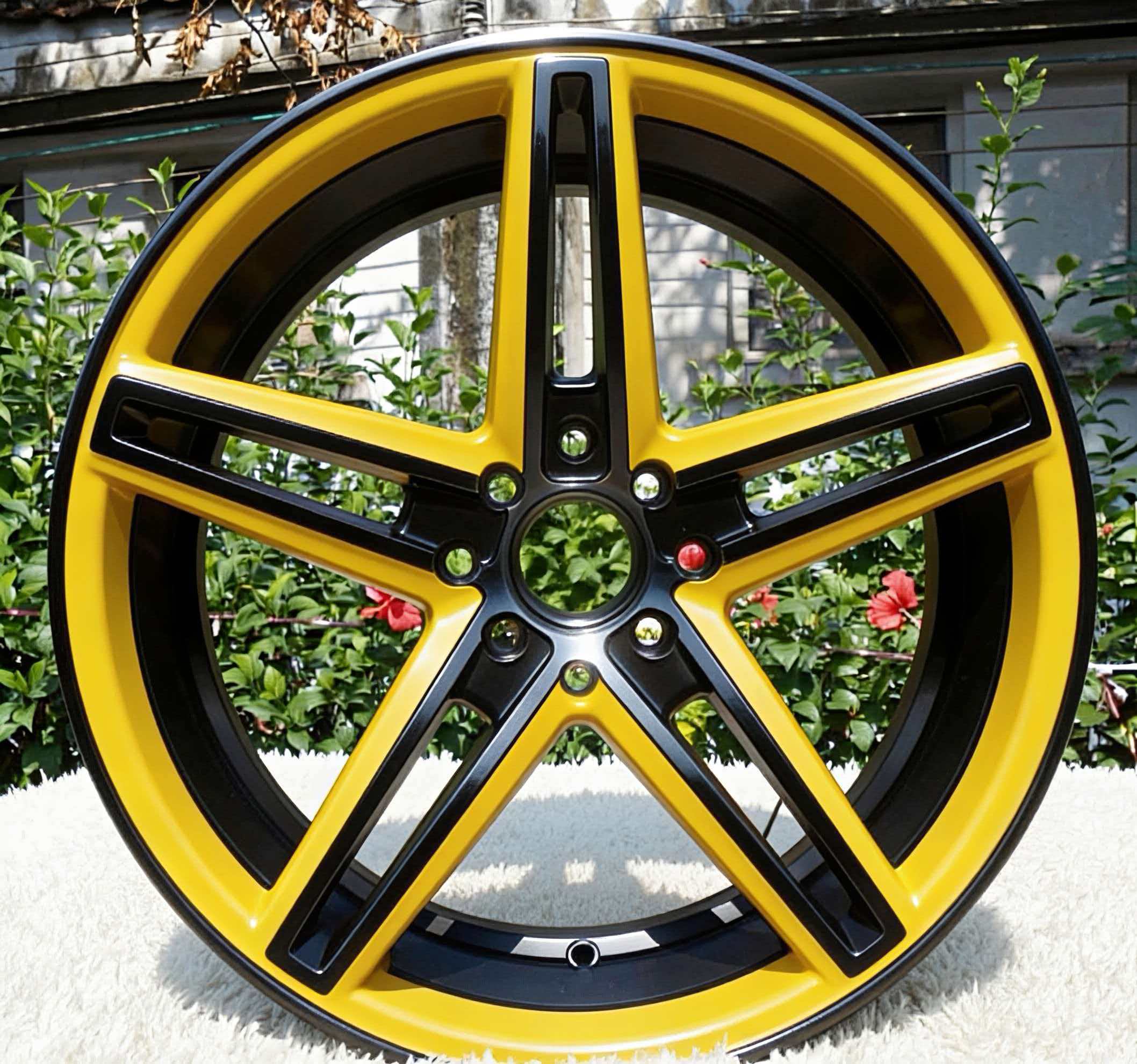 Jaune et noir
