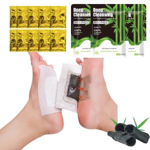 Patchs Détoxifiants au Gingembre de Médecine Traditionnelle Chinoise pour les Pieds, Nettoyage Profond, Patchs Détoxifiants pour les Pieds, la Bouche, le Nez et le Corps - Product Image 5
