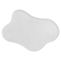 Sous-verres en plastique transparent bon marché de vente directe d'usine sous-verres imprimés transparents pour tasses, tapis et serviettes