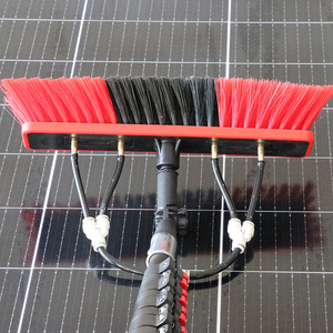 Zhenda Telescopic Water <b>Powered</b> <b>Brush</b> 3.6m 9m Photovoltaic Panel Cleaning Tool Building Facade Cleaner - Product Image 1