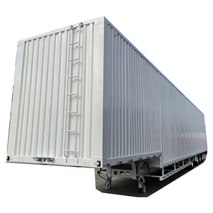 Semi-remorque Chitu 3 essieux, 60 tonnes, type fourgon fermé en acier, pour marchandises sèches, charge utile maximale de 70 000 kg, à vendre - Product Image 4