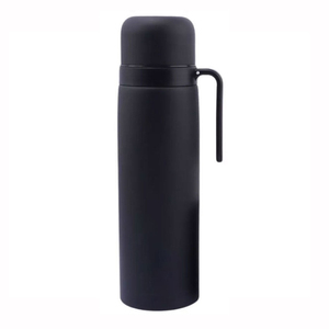 Yerba Mate Termo termo taza Uruguayo 1 L Media Manija Pico Matero Acero Doble Capa navideno - Product Image 1
