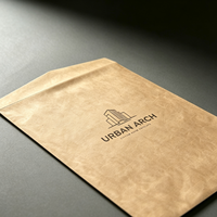 Service d'impression sur papier kraft épais écologique personnalisé pour enveloppes et sacs de documents
