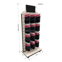 Support rotatif pour chaussettes en bois personnalisé pour les présentoirs de magasins de détail