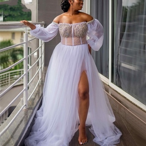 White Backless Dress with Sleeves - Elegant Long Sleeve Maxi