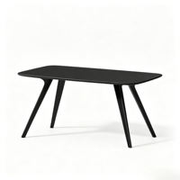 Table d'appoint sur mesure ODM/OEM avec pieds de trépied stables et finition mate, idéale pour les projets de rénovation de restaurants et appartements