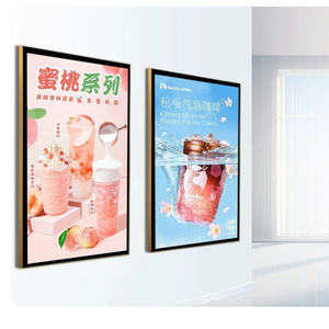 Étanche A1, A2, A3, A4 Ultra-mince Menu Publicité Boîte À Lumière Film Magasin Affichage Cadre Led Boîte À Lumière Restaurant - Product Image 1