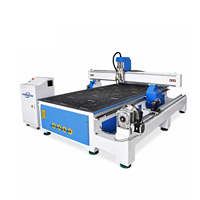 Máquina Router CNC de 4 Ejes Jinan Mosencnc 1325 con Mesa de Adsorción al Vacío y Eje Rotatorio para Tallado de Madera de Alto Rendimiento