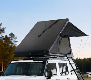 Automatic Hydraulic Triangular Rooftop <b>Tent</b> <b>Waterproof</b> Aluminum Alloy Car Roof <b>Tent</b> for Outdoor Camping and Road Trips - Product Image 1