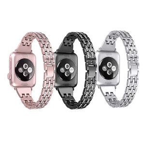 <span class=keywords><strong>Bracelet</strong></span> de montre intelligente en acier inoxydable diamant pour femme pour <span class=keywords><strong>Apple</strong></span> <span class=keywords><strong>Watch</strong></span> 10 8 Ultra 4 5 <span class=keywords><strong>6</strong></span> Iwatch 1 2 3 <span class=keywords><strong>Bracelet</strong></span> 38mm 42mm <span class=keywords><strong>44mm</strong></span> 49mm - Product Image 1