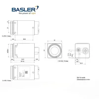 Caméra industrielle Basler Ace 2 A2A2448-23gcIP67 pour IMX547 CMOS 5 MP 23 Fps IP67