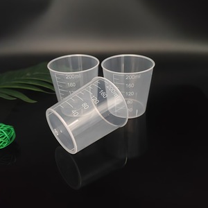 Tasse à mesurer en plastique de 200 ml, graduée, à large ouverture, pour le mélange de peinture en laboratoire - Product Image 2