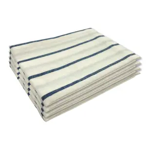16x24" 40x60 Tea Towel Kitchen Woven Square Kitchen Tea Towels Or Dish Towel Navy Custom USA Cotton And Linen 6 Pcs FIY22114