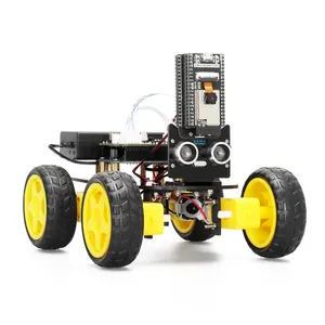 TSCINBUNY ESP32 için IoT akıllı araba başlangıç kiti WIFI kablosuz 4WD kiti beraberlik kamera Robot Arduino Ide ile uyumlu
