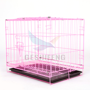 Vendita calda per animali domestici casse pieghevoli cucciolo cane gatto metallo gabbie pieghevoli 24 30 <span class=keywords><strong>36</strong></span> 42 48 pollici cane uccello casa - Product Image 3