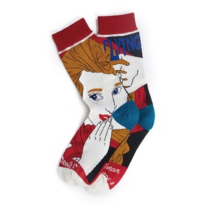 European American Custom Personalized Jacquard Mid <b>Long</b> <b>Socks</b> Retro Style Breathable <b>Long</b> Cotton Trendy <b>Socks</b> - Product Image 6