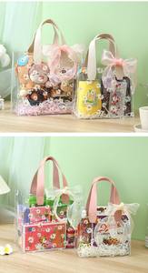 Bolsas de regalo personalizadas, bolsas de embalaje transparentes esmeriladas, para refrigerios, dulces, galletas, bolsas de mano, bolsas de regalo, bolsas de plástico con asa - Product Image 6