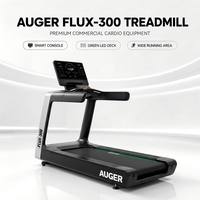Caminadora Eléctrica Comercial AUGER FLUX-300 de Alta Resistencia para Gimnasio con Pantalla LED e Inclinación Ajustable