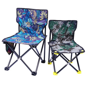 <b>Portable</b> Outdoor Folding Chair Oxford Cloth Compact Fishing <b>Stool</b> Art Student Sketching Chair Lightweight Foldable Design - Product Image 2