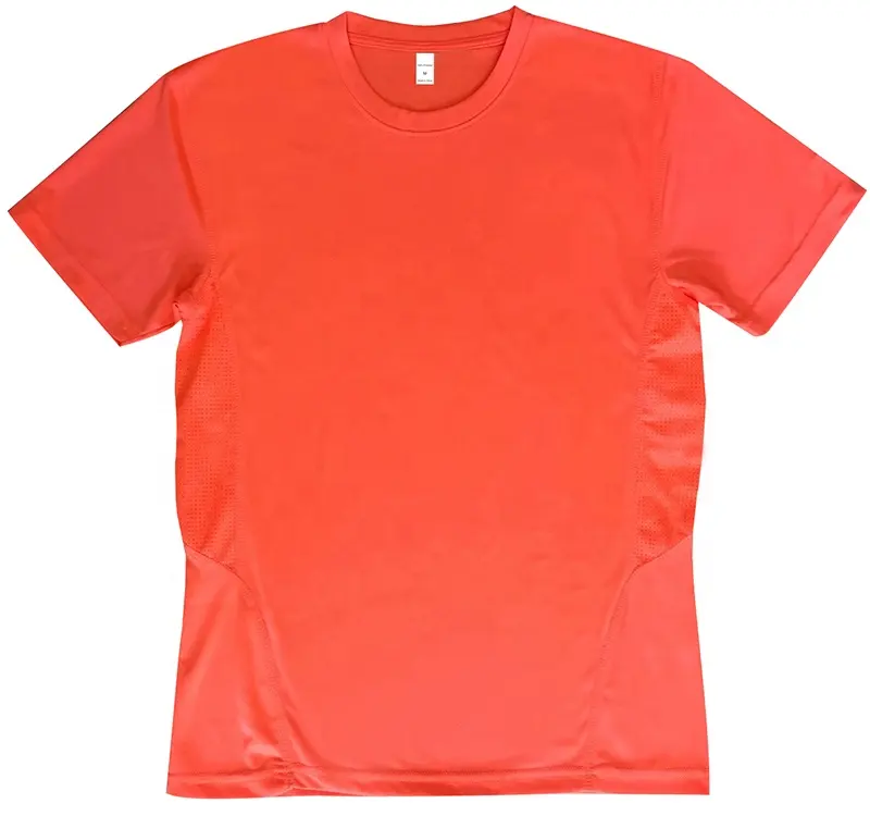 Camisetas de golf personalizadas unisex 100% camisetas de poliéster para hombres Fluoro Fashion Colourfast Mesh Panel Estilo casual Diseño en blanco