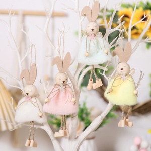 Conejo <span class=keywords><strong>de</strong></span> <span class=keywords><strong>Pascua</strong></span> Ángel elfo decoración DIY <span class=keywords><strong>manualidades</strong></span> colgantes lindo <span class=keywords><strong>conejito</strong></span> primavera adornos <span class=keywords><strong>de</strong></span> <span class=keywords><strong>Pascua</strong></span> suministros <span class=keywords><strong>de</strong></span> fiesta niños regalo <span class=keywords><strong>de</strong></span> cumpleaños - Product Image 1