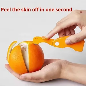 Pelador de Frutas Manual Multifuncional Plegable Portátil de Plástico ABS para Cocina, Pelador de Naranjas, Cuchillo para Frutas - Product Image 5