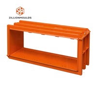 C-TECH Moule en acier préfabriqué pour la récupération de déchets de béton, empilable, pour blocs de béton à tête plate, modèle de moulage robuste 00