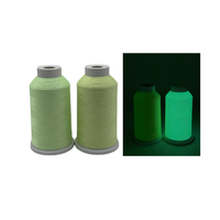 Fil photoluminescent brut 100% polyester FDY DTY pour applications textiles de sécurité en extérieur avec résistance au lavage à l'eau