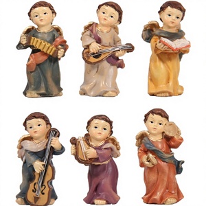Ensemble de 6 figurines et jouets de Noël ZICOM Guardian Angel Group, Allemagne, hauteur environ [indiquer la hauteur en cm]. Modèle 5 cm 9069-E039-5 - Product Image 1