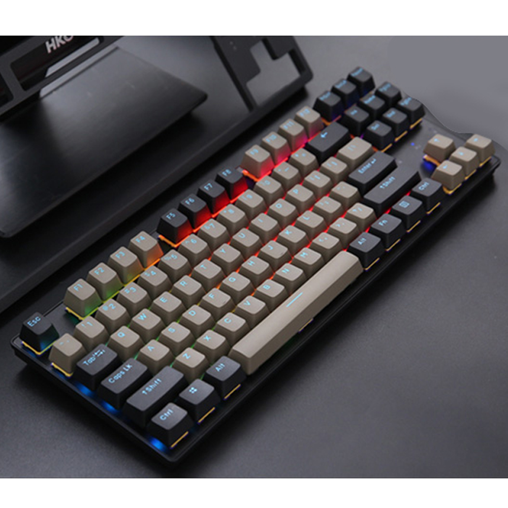 OEM toptan klavye PBT Keycaps Tenkeyless TKL kablolu kablosuz BT mekanik klavye