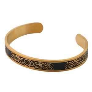 Ensemble de bijoux Hip Hop, bracelet en acier inoxydable, nœud celtique irlandais, bracelet vintage, bracelet pour homme, bijoux amulette pour homme - Product Image 5