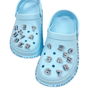 Offre Spéciale boutons de bricolage personnalisés, numéros et lettres écologiques, boutons en PVC souple, strass, croco pour <span class=keywords><strong>chaussures</strong></span> - Product Image 5