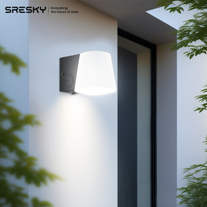 Lampe murale solaire SRESKY à capteur LED, éclairage solaire extérieur pour jardin - Product Image 1