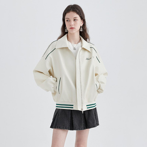 Vega Chang Phiên Bản Hàn Quốc Mới Của Loose PU Da Nữ Xe Máy Gió Phù Hợp Với Màu Sắc Áo Khoác Da Áo Khoác - Product Image 1