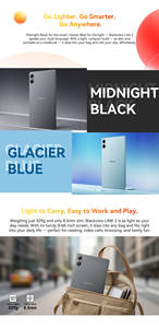 Tablet PC Blackview LINK 2, Quad Core, 4+128GB, 5000mAh, 8.68 Pulgadas, 4G, Doble SIM, Android 15 - Product Image 5