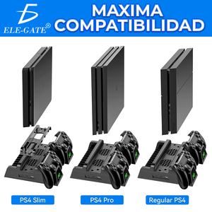 Ele-Gate Base Multifuncional Para <b>Ps4</b> Com Suporte E Armazenamento De Jogos - Product Image 3