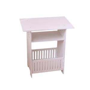 Tavolo <span class=keywords><strong>per</strong></span> riviste Casual <span class=keywords><strong>per</strong></span> camera da letto o balcone <span class=keywords><strong>per</strong></span> lo stoccaggio creativo piccolo soggiorno quadrato tavolino con mensola - Product Image 5