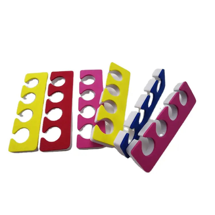 Separadores profissionais do toe do pedicure espuma macia Bulk Nail Salon EVA Nail Separator