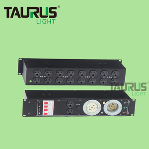 Fabbrica 20A US Edison Rack di distribuzione scatola con L21-30 Twistlock 3 fase di potenza In & Output materiale In alluminio Distro - Product Image 1