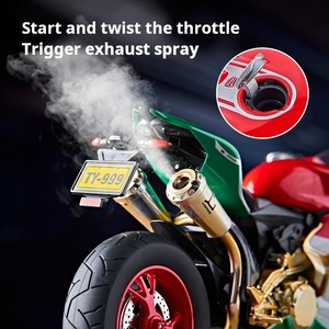 TY-8678B boîte de couleur 1199 pulvérisation 1:9 échelle son lumière moulé sous pression en métal moto modèle <span class=keywords><strong>batterie</strong></span> au Lithium 110V unisexe - Product Image 4
